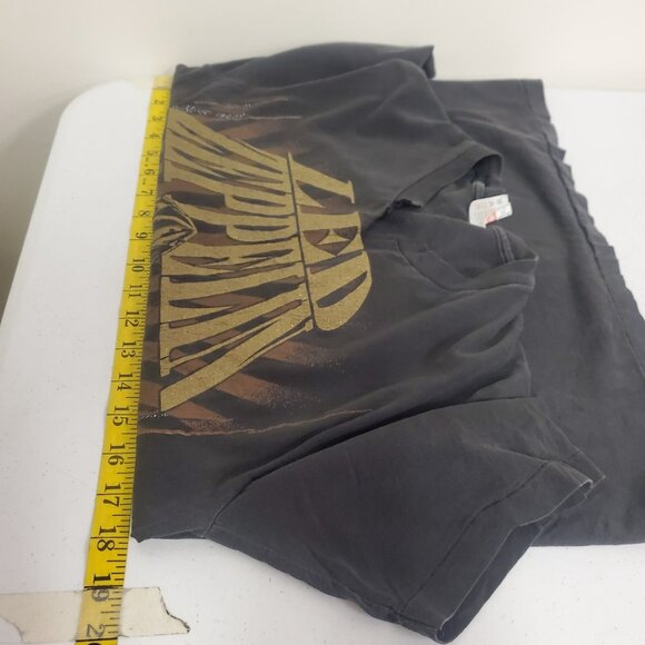 Vintage Hanes Mens 1993 Led Zeppelin Graphic T Shirt Size M Rock Band Music - Picture 6 of 10